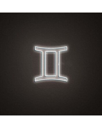 Gemini Zodiac Neon Sign