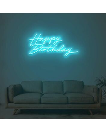 Happy Birthday Neon Sign