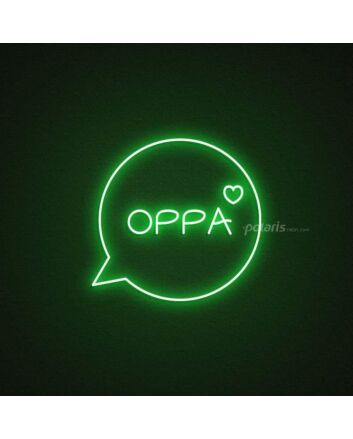 Oppa Neon Sign