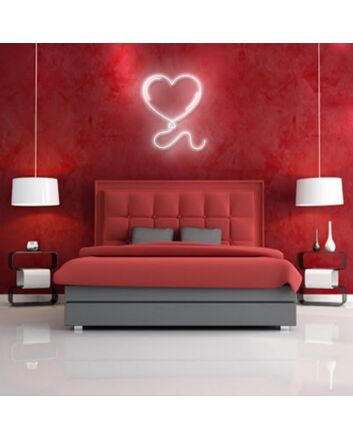 Heart Balloon Neon Sign