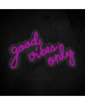 Good Vibes Only Neon Sign
