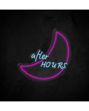 After Hours Neon Sign