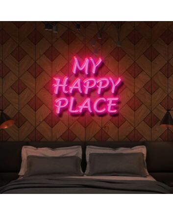 My Happy Place Neon Sign