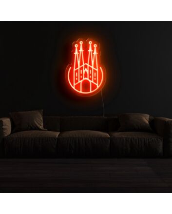 Barcelona City Icon Neon Sign