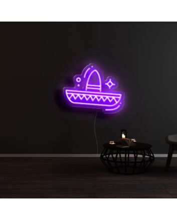 Mexican Sombreros Neon Sign