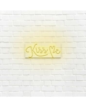 Kiss Me LED Neon Sign