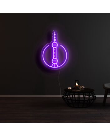 Shanghai City Icon Neon Sign