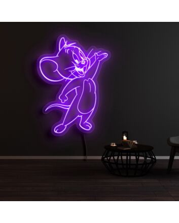 Tom And Jerry Jerry The Mouse Neon Sign