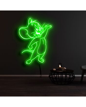 Tom And Jerry Jerry The Mouse Neon Sign