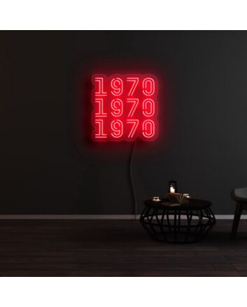 1970 1970 1970 Neon Sign