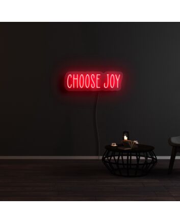 Choose Joy Neon Sign
