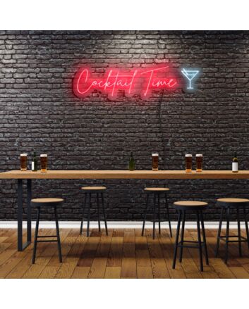 Cocktail Time Neon Sign