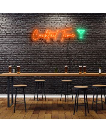 Cocktail Time Neon Sign