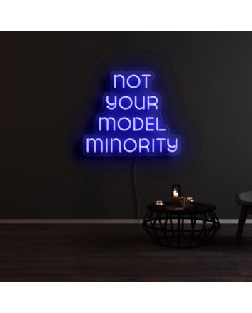 Not Your Model Minority Neon Sign