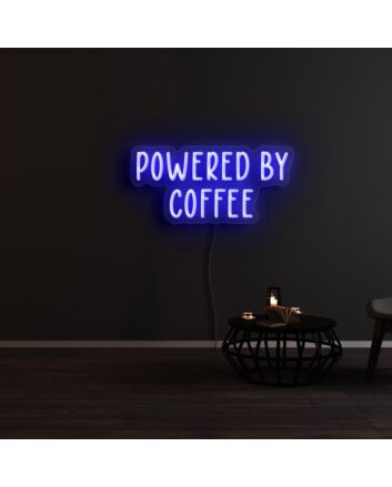 Powered By Coffee Neon Sign