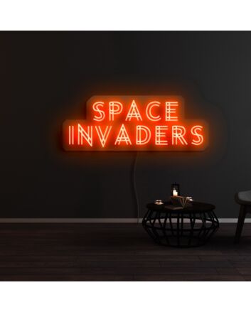 Space Invaders Neon Sign
