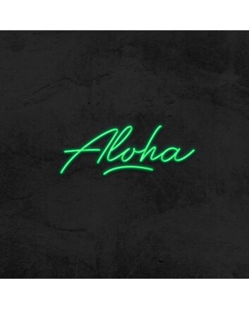 Aloha Neon Sign