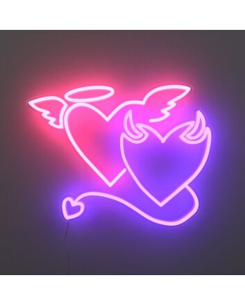 Angel And Devil Neon Sign