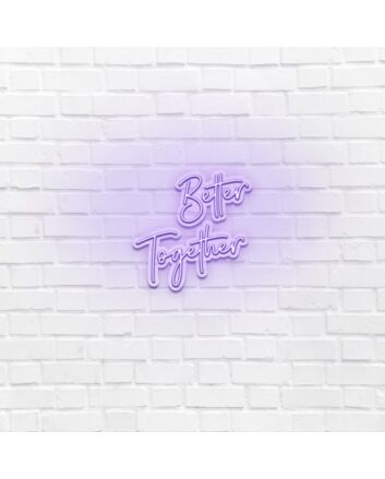 Better Together LED Light Sign