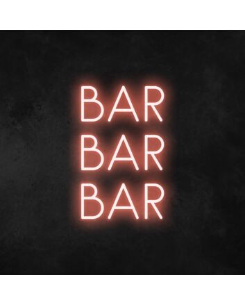Bar Bar Bar Neon Sign