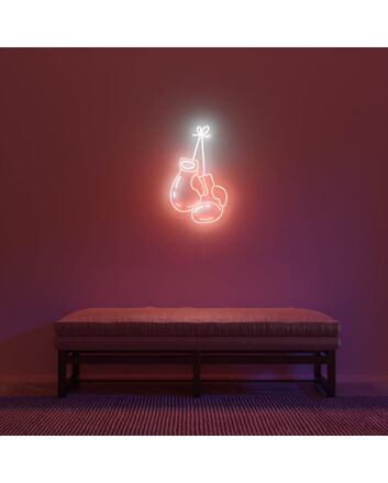 Boxing Gloves Neon Sign