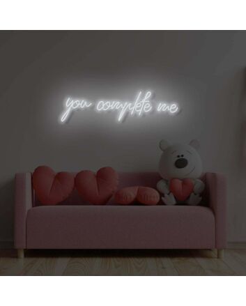 You Complete Me LED Neon Sign