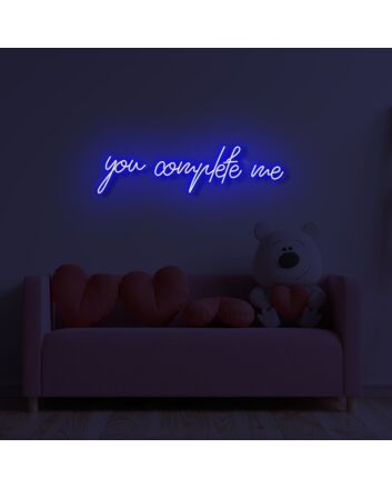 You Complete Me LED Neon Sign