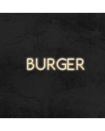 Burger Neon Sign