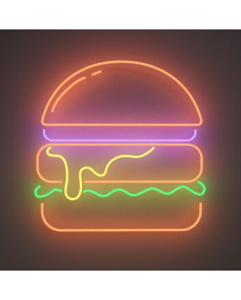 Burger V2 Neon Sign