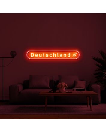 Deutschland Neon Sign