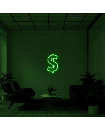 Dollar Sign Neon Sign