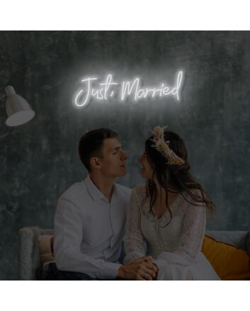 Just Married LED Neon Sign