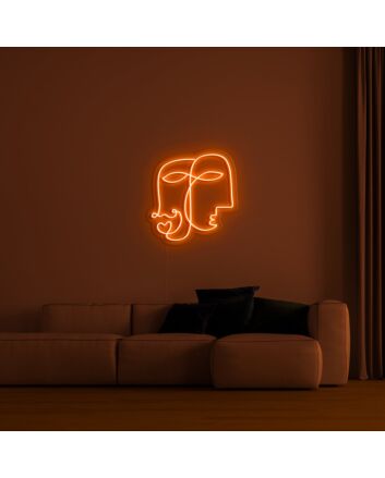 Double Face Neon Sign