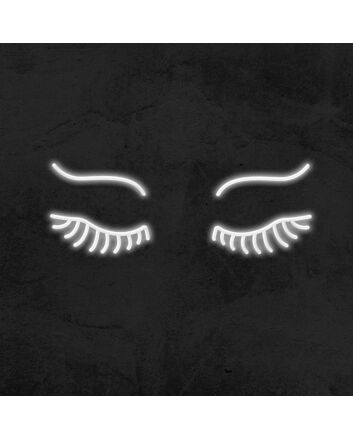 Eyes With Lashes Neon Sign