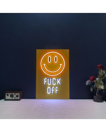 Fck Off Smiley Emoji Neon Sign
