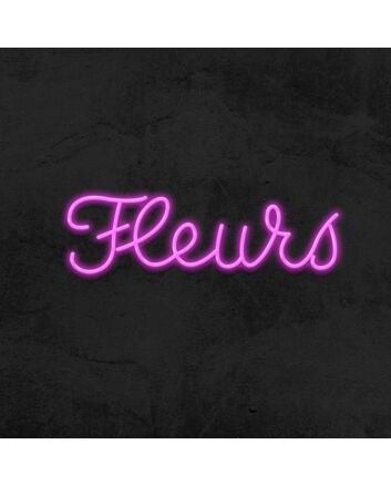 Fleurs Neon Sign
