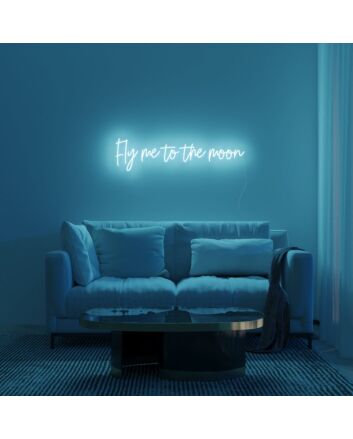 Fly Me To The Moon Neon Sign