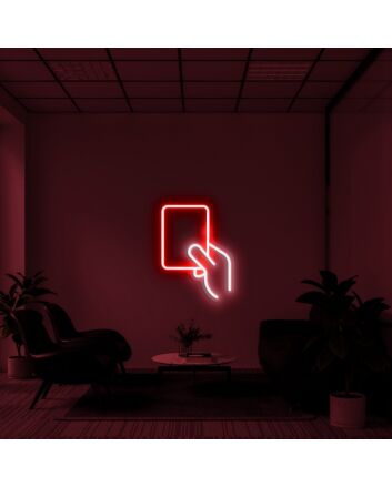 Football Card Neon Sign