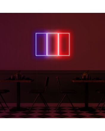 France Flag Neon Sign