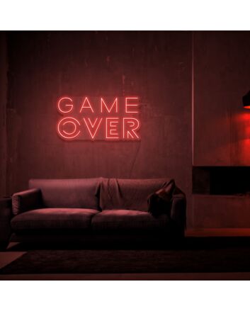 Game Over Neon Sign