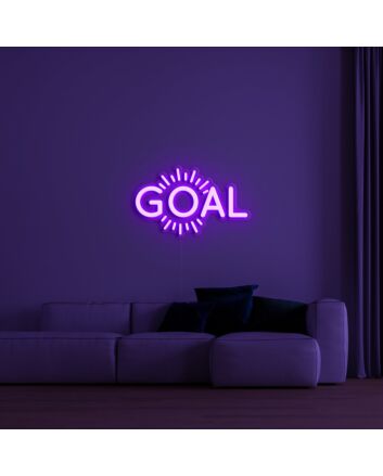 Goal Neon Sign