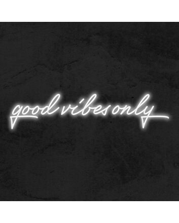 Good Vibes Only Neon Sign