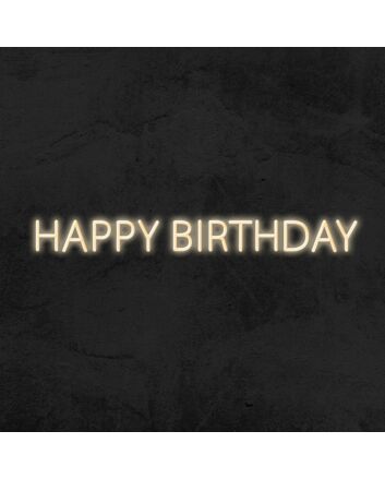 Happy Birthday Neon Sign
