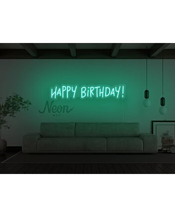 Happy Birthday V2 Neon Sign