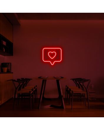 Heart Message Neon Sign