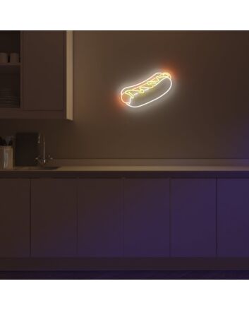Hot Dog Neon Sign