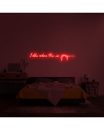 I Like Where This Is Going Neon Sign