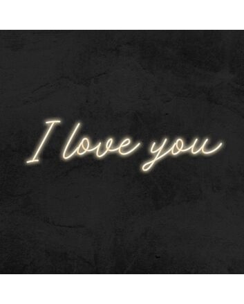 I Love You Neon Sign