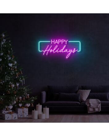 Happy Holiday LED Sign