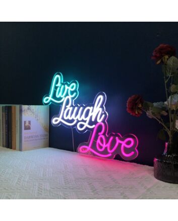 Live Laugh Love Neon Sign